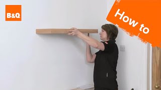 How to put up a floating shelf [upl. by Elvera]