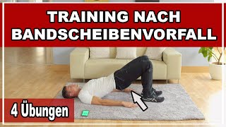 Training nach Bandscheibenvorfall – Diese 4 Übungen musst du kennen [upl. by Nurav]