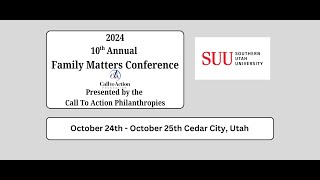 2024 Family Matters Conference  PM Sessions [upl. by Lattimer]