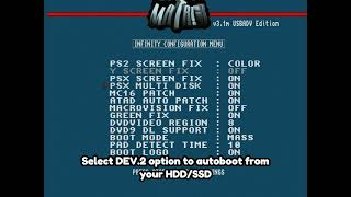 Autoboot DEV2  OPL installation guide on HDDSSD for direct boot with Modchip on Playstation 2 [upl. by Portland]