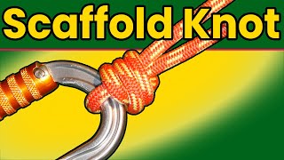 Scaffold knot  Carabiner knot [upl. by Rosenzweig]