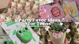 party favor ideas for teens♡ birthday giveaway ideas ✧˖° [upl. by Nref906]