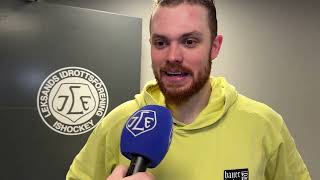 Lucas Elvenes efter segern mot MoDo [upl. by Leissam678]