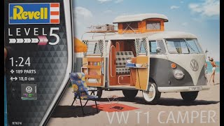 Revell VW T1 CAMPER 124 Teil01 Vorbereitung für die Grundierung [upl. by Llerrehs131]