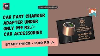 Car Charger Adaptor  Car Accessories [upl. by Chassin]