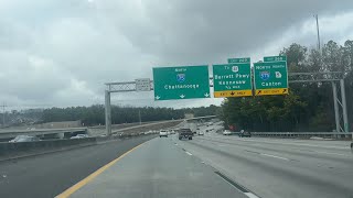 I75 North GA Marietta to Cartersville Exit 267 to Exit 290 [upl. by Nivag]