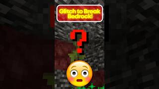 best glitch to break bedrock [upl. by Nodroj]