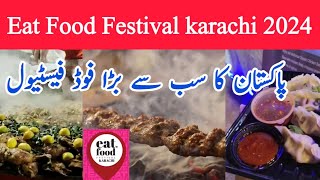 Eat food festival 2024  Clifton beach view park  biggest food festivalridarabail [upl. by Andros]