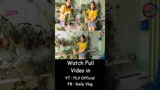 Beautiful Girl Repotting Orchids  Homemade Garden  FLV Official  Video Shorts [upl. by Adnyleb]