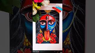 How to draw Maa Kali  Maa Kali drawing easy step by step with colour 🙏✨ [upl. by Lynnett645]