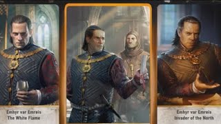 Witcher 3 Gwent High Stakes EMHYR VAR EMREIS Leader Cards Location [upl. by Humphrey978]