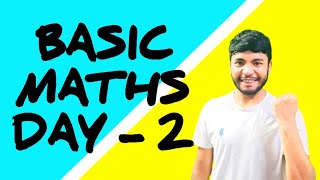 BASIC MATHS DAY 2 MMC  Medi Maths Classes [upl. by Iosep501]