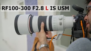 The Canon RF100300mm F28 L IS USM lens for HighFashion [upl. by Eornom]