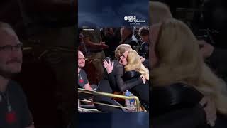 Adele tears up as she hugs Celine Dion midperformance at Las Vegas concert [upl. by Chao]