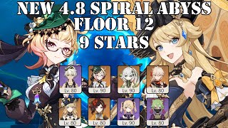 Emilie Burn amp Electrodriven Navia  New 48 Spiral Abyss  Floor 12 9 stars [upl. by Meldoh]