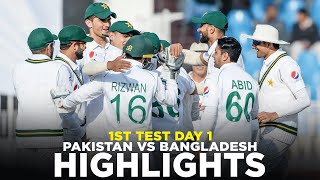 Full Highlights  Pakistan vs Bangladesh  1st Test Day 1 2020  PCB  M2D2K  PAKvBAN [upl. by Maitund]