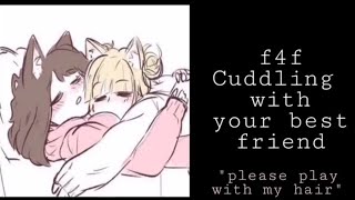 F4F Cuddling with your best friend wholesomecuddlescomforting asmr girlfriend [upl. by Anaerda]