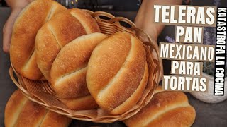 Teleras pan mexicano para tortas [upl. by Kenna]