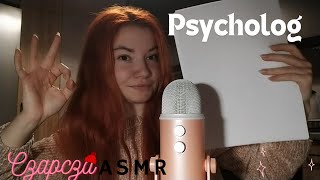 ASMR Po Polsku PSYCHOLOG WYKŁADOWCA  pisanie szeptanie  ROLEPLAY [upl. by Eannej]