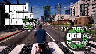 How to Download GTA V REDUX  Mods 2021 Cayo Perico Update [upl. by Grew]