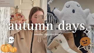 autumn days 🧸🍂  unboxing 📦🪴  slow living 🧘🏼‍♀️🍂  introvert diaries🌛✨ [upl. by Brandie]