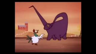 Cock a Doodle Dino full animation broadcast 1957  CAN Cartoon amp Animation Network [upl. by Verdi765]