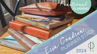 Erin Condren  2024 Planner Stack  Plan with me [upl. by Karly]