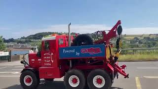 Exeter Road Run with the SCAMMELL EXPLORER [upl. by Zacarias21]