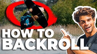 How To Do A Backroll The Easy Way  Cable Wakeboarding Tutorial [upl. by Odrautse]