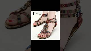 Latest Beautiful Heels Sandals Collection For Girls fashion trending youtubeshorts heel shorts [upl. by Colan]