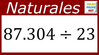 DIVISIÓN POR DOS CIFRAS  Ejercicio 2 [upl. by Eenaej]