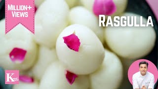 Sponge Rasgulla Recipe  Roshogulla  Indian Diwali Dessert Recipe  छेना रसगुल्ला  Kunal Kapur [upl. by Aivatra]