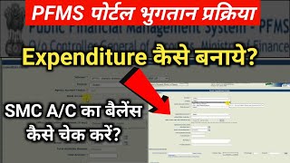 PFMS me expenditure kaise banaye pfms me balance kaise check kare pfms vendor payment process [upl. by Yentyrb]