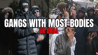 UK DRILL GANGS WITH THE MOST BODIES [upl. by Aalst]