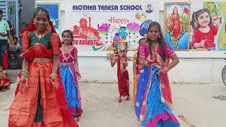 Gopikamma song dance performance in Krishnashtami celebrations 2024  Mother Teresa school [upl. by Leopoldeen724]