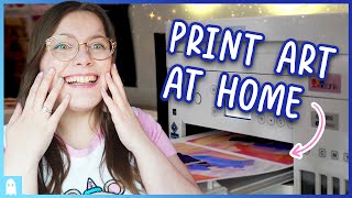 Epson ET3850 Printer Review  Is It Worth It ✦ Art Print Paper Review ✦ Art Studio Vlog 17 ✦ [upl. by Berkin]