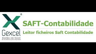 GexcelApp Saft Contabilidade [upl. by Hiett]