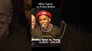 Mike Tyson vs Frans Botha classicboxing ironmiketyson goldenera boxer oldschool throwback [upl. by Archibaldo]