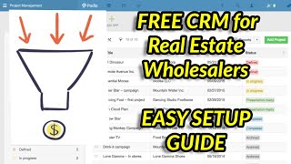 Simple amp FREE Podio Setup Guide for Real Estate Wholesaling [upl. by Nnalyrehs]