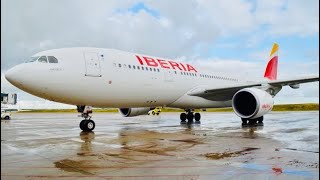 IBERIA A330200 FLIGHT EXPERIENCE  MADRID  TOKYO [upl. by Enyad]