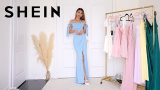 SHEIN DRESSES TRY ON HAUL  prom weddings date night ❤️ [upl. by Bender]