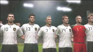 PES 2011  Germany National Anthem HD [upl. by Reinwald]