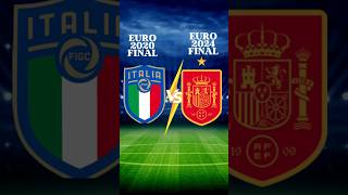 ITALY 2020 VS SPAIN 2024 EURO FINAL TEAM italy spain eurofinal [upl. by Yetty800]