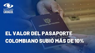 ¿En cuánto quedó el precio del pasaporte colombiano para 2024 [upl. by Nivat300]