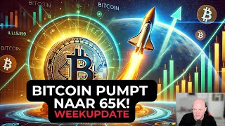 🗓️ Weekupdate 42 Bitcoin PUMPT naar 65k  Wanneer 70k [upl. by Farwell]