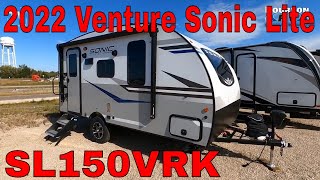 2022 Venture Sonic Lite SL150VRK UltraLite Travel Trailer [upl. by Attenweiler824]