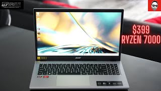 Acer Aspire 3 REVIEW  399 Ryzen 7000 Series Laptop [upl. by Oterol]