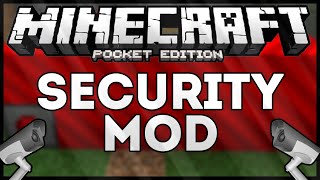 SECURITY MOD  MINECRAFT PE MCPEMOD [upl. by Erelia]