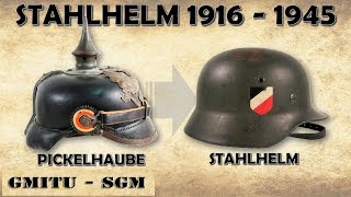 Stahlhelm 1916  1945  El Casco Alemán [upl. by Eadahc364]