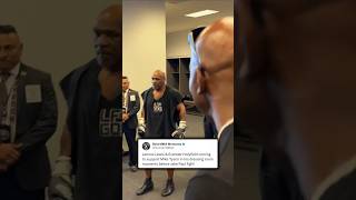 Lennox Lewis amp Evander Holyfield supporting Mike Tyson before Jake Paul fight [upl. by Inafetse]